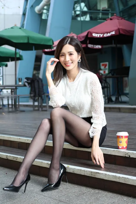 [Mzsock] NO.056 Zhang Jun OL uniform high heels beautiful legs outdoor shooting street photography#[103P]-45